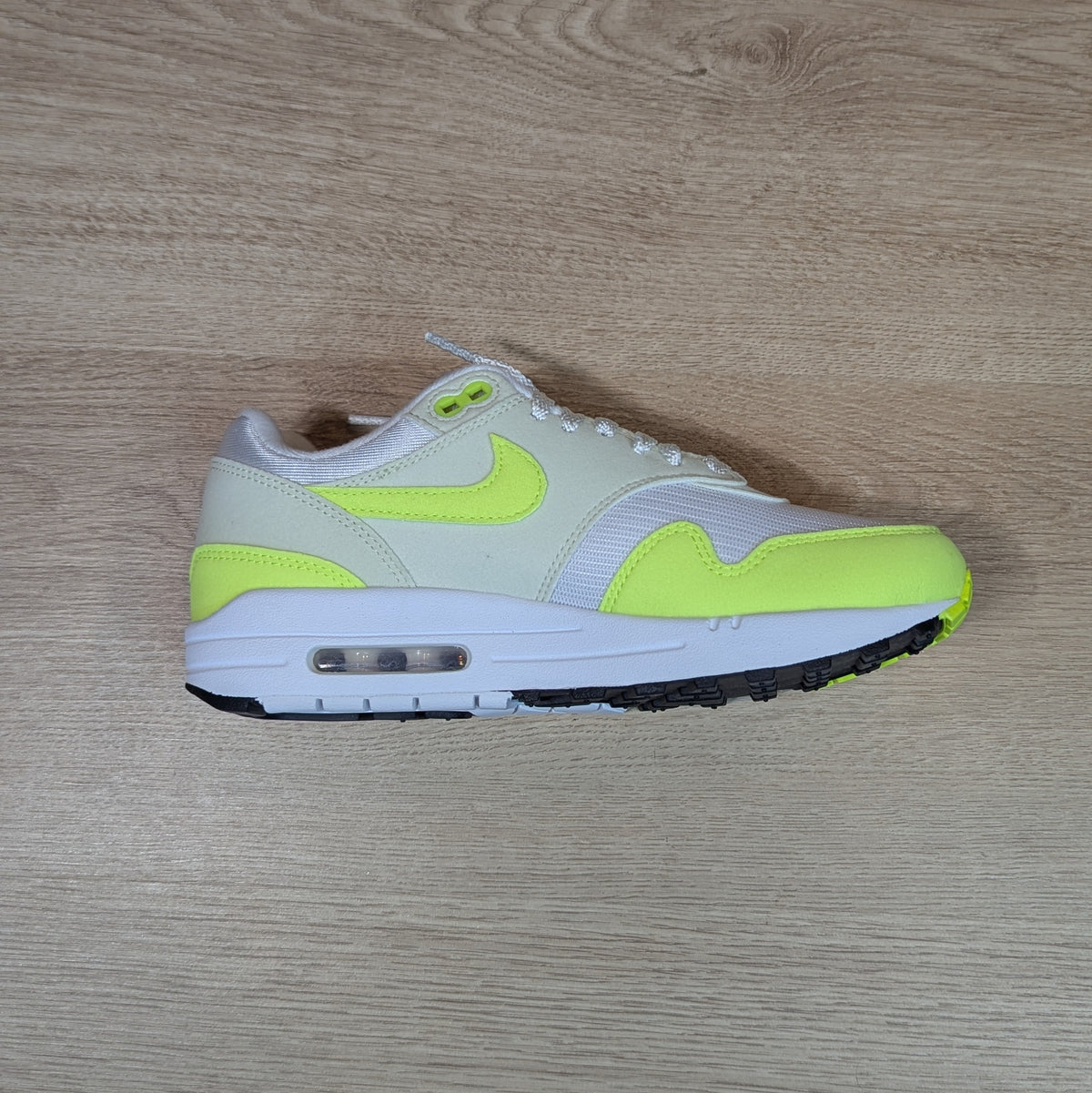 Nike Air Max 1 - Wit / Neon Geel