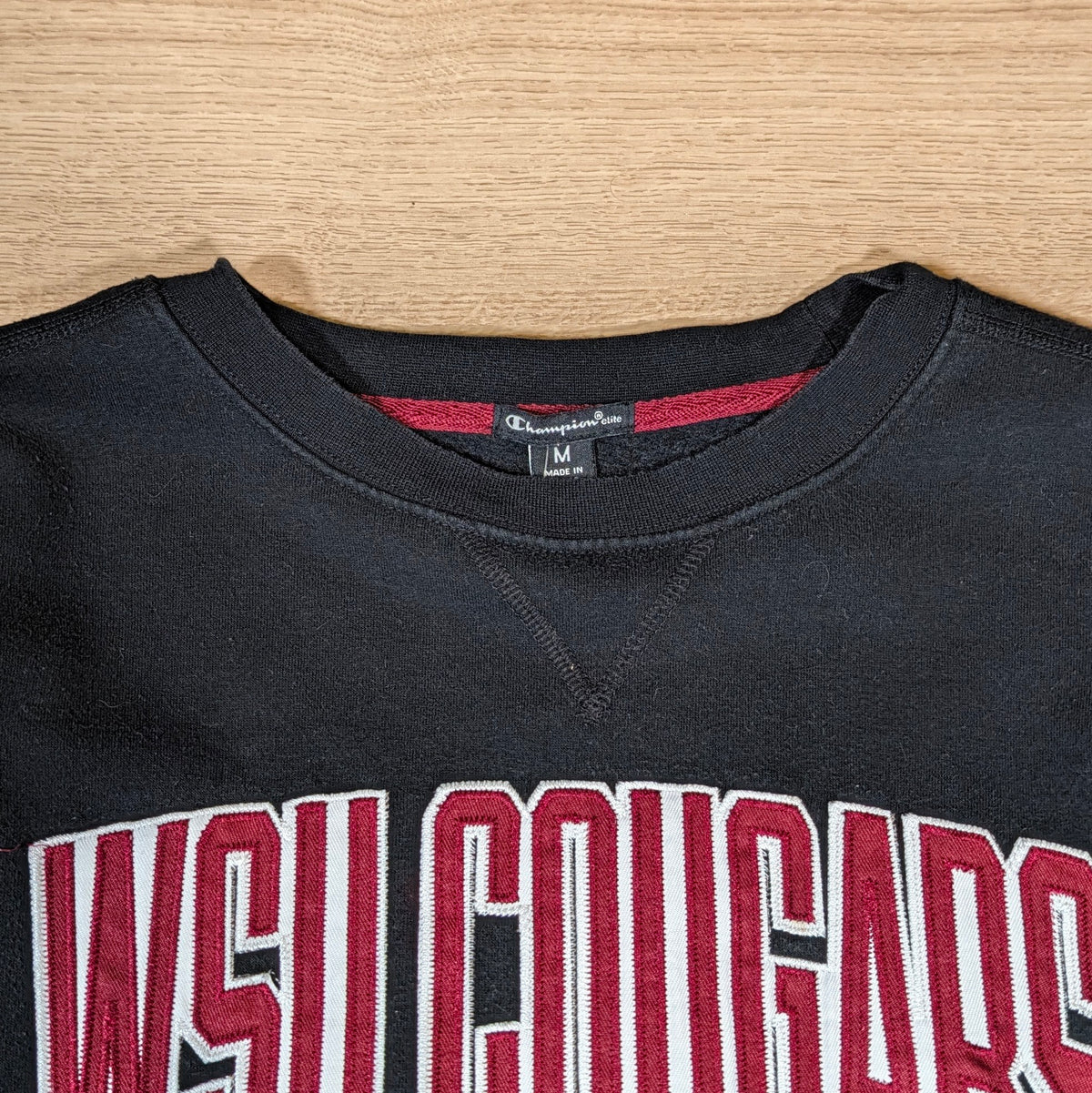 Vintage Champion "WSU Cougars" Sweater