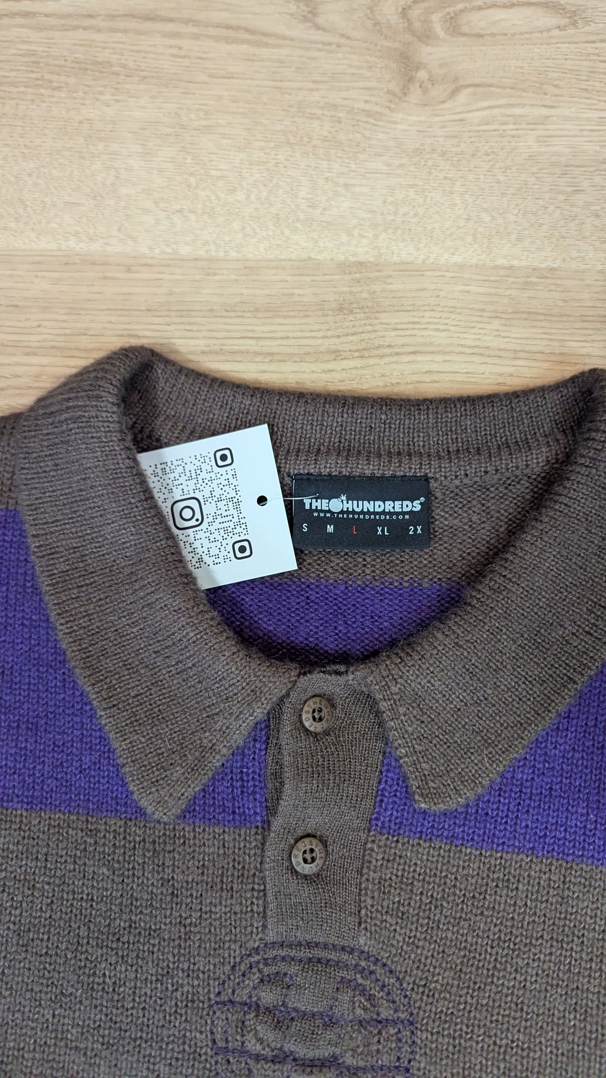 The Hundreds Gestreepte Knit Polo Trui
