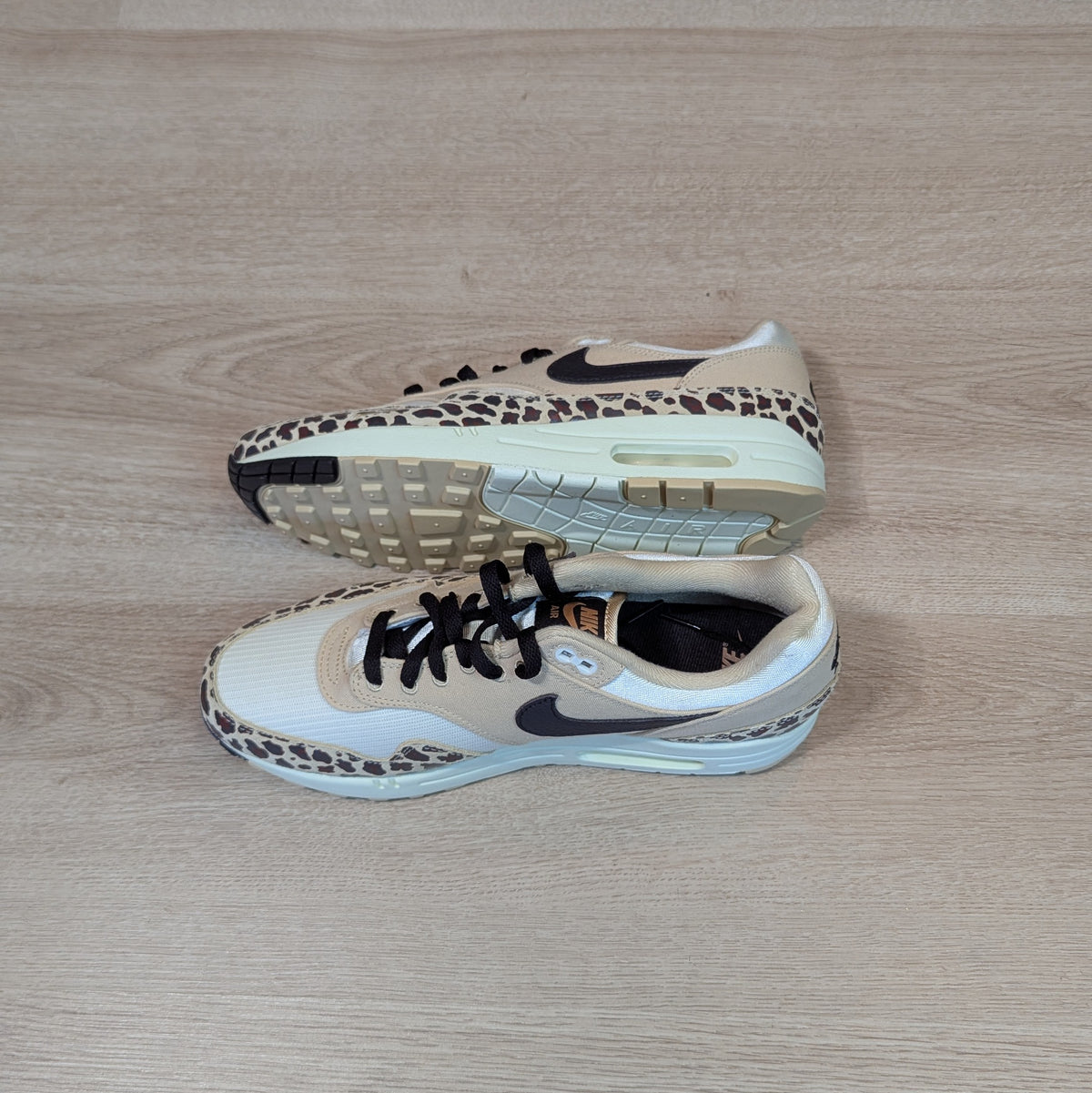Nike Air Max 1 'Safari / Leopard' Wmns - Beige / Zwart