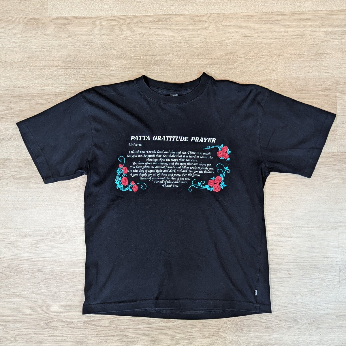 Patta 'Gratitude Prayer' Graphic T-Shirt