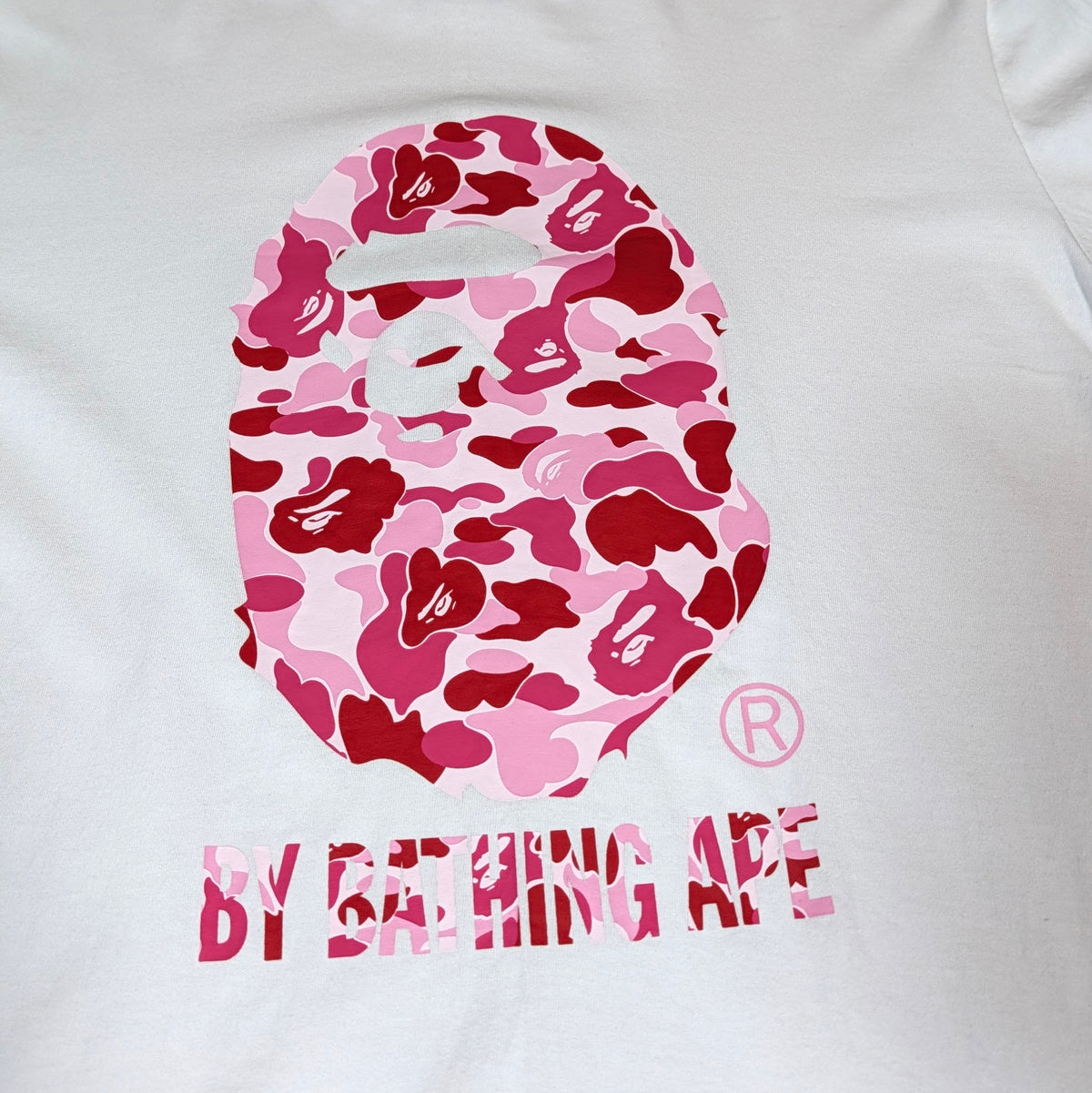 BAPE ABC Camo Ape Head "By Bathing Ape" T-Shirt