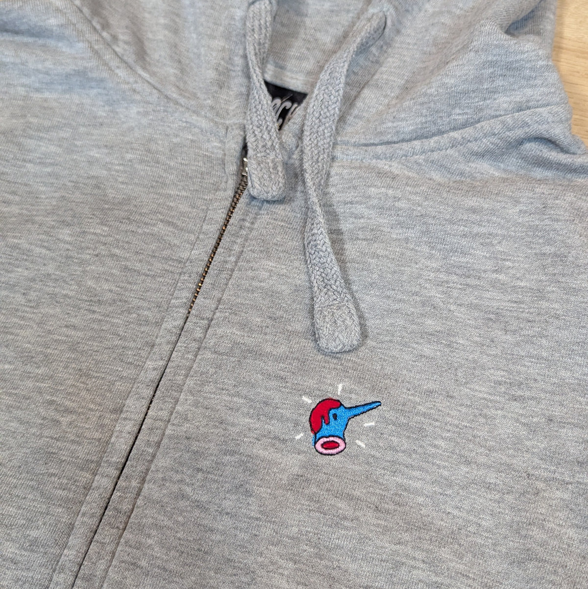 Rockwell Embroidered Zip Hoodie