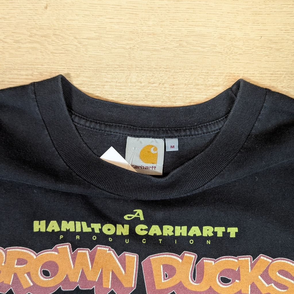 Carhartt 'Brown Ducks Technicolor' Graphic T-Shirt - Zwart