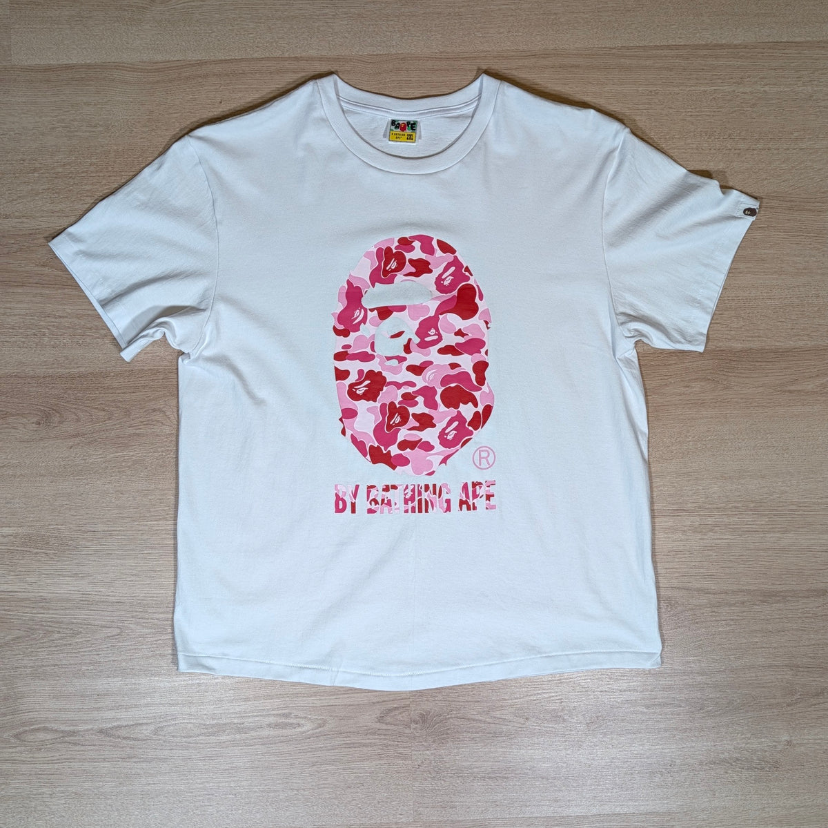 BAPE ABC Camo Ape Head "By Bathing Ape" T-Shirt
