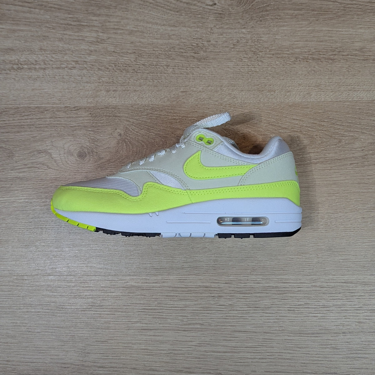 Nike Air Max 1 - Wit / Neon Geel