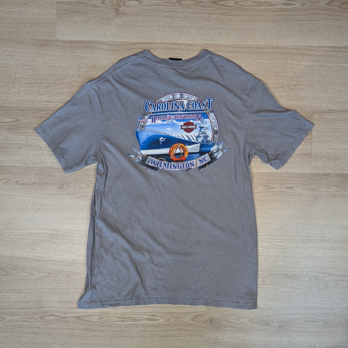 Vintage Harley-Davidson 'Ride To Live' Graphic T-Shirt