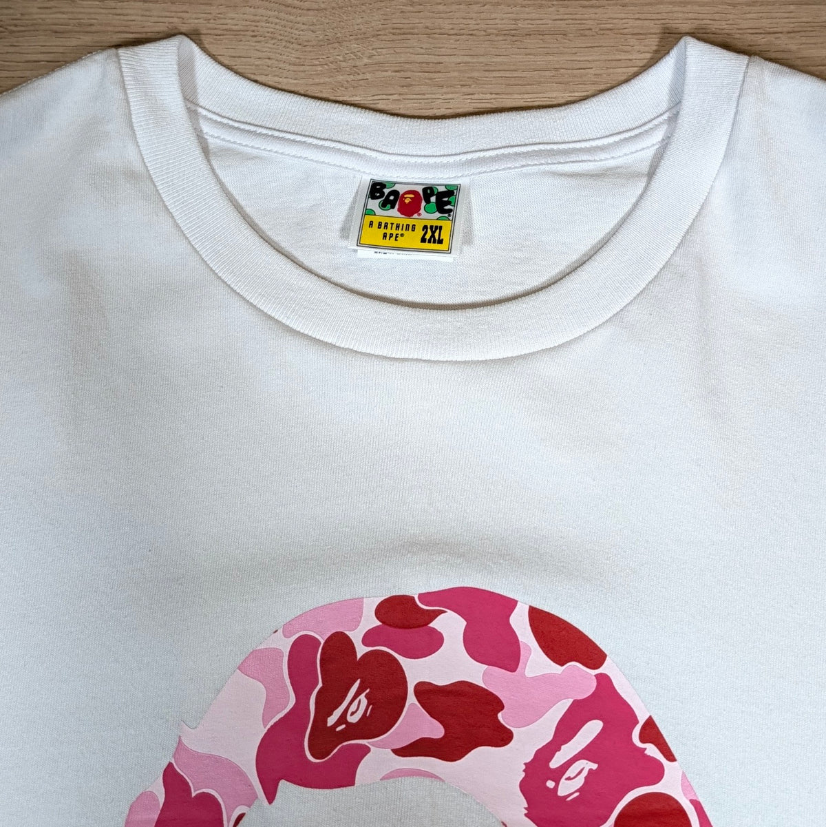 BAPE ABC Camo Ape Head "By Bathing Ape" T-Shirt
