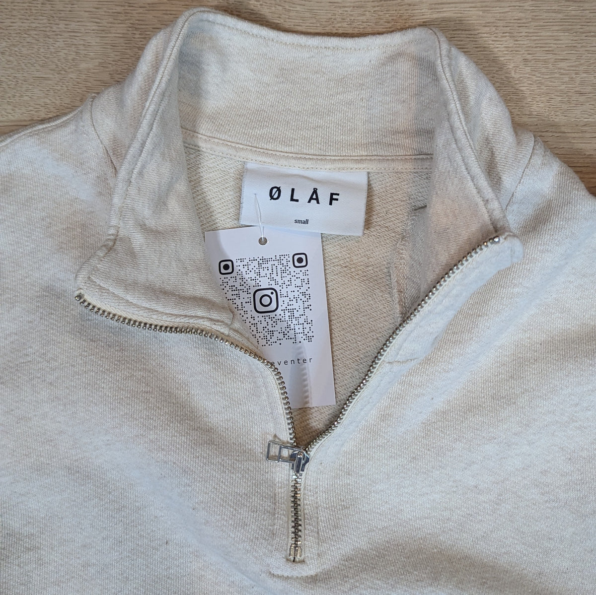 ØLÅF Half-Zip Logo Sweater