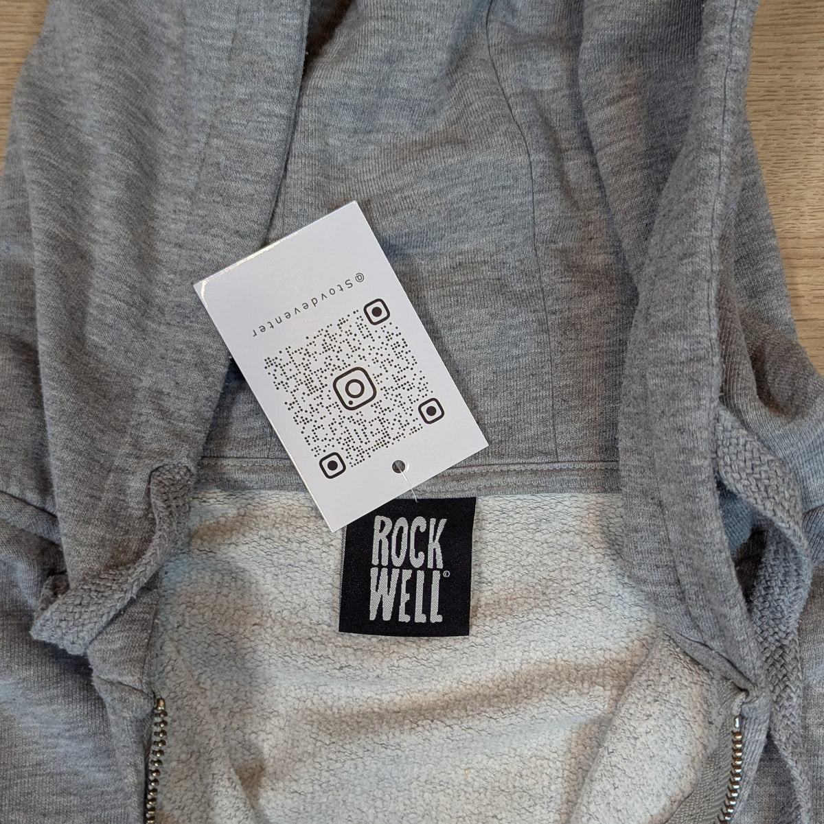 Rockwell Embroidered Zip Hoodie