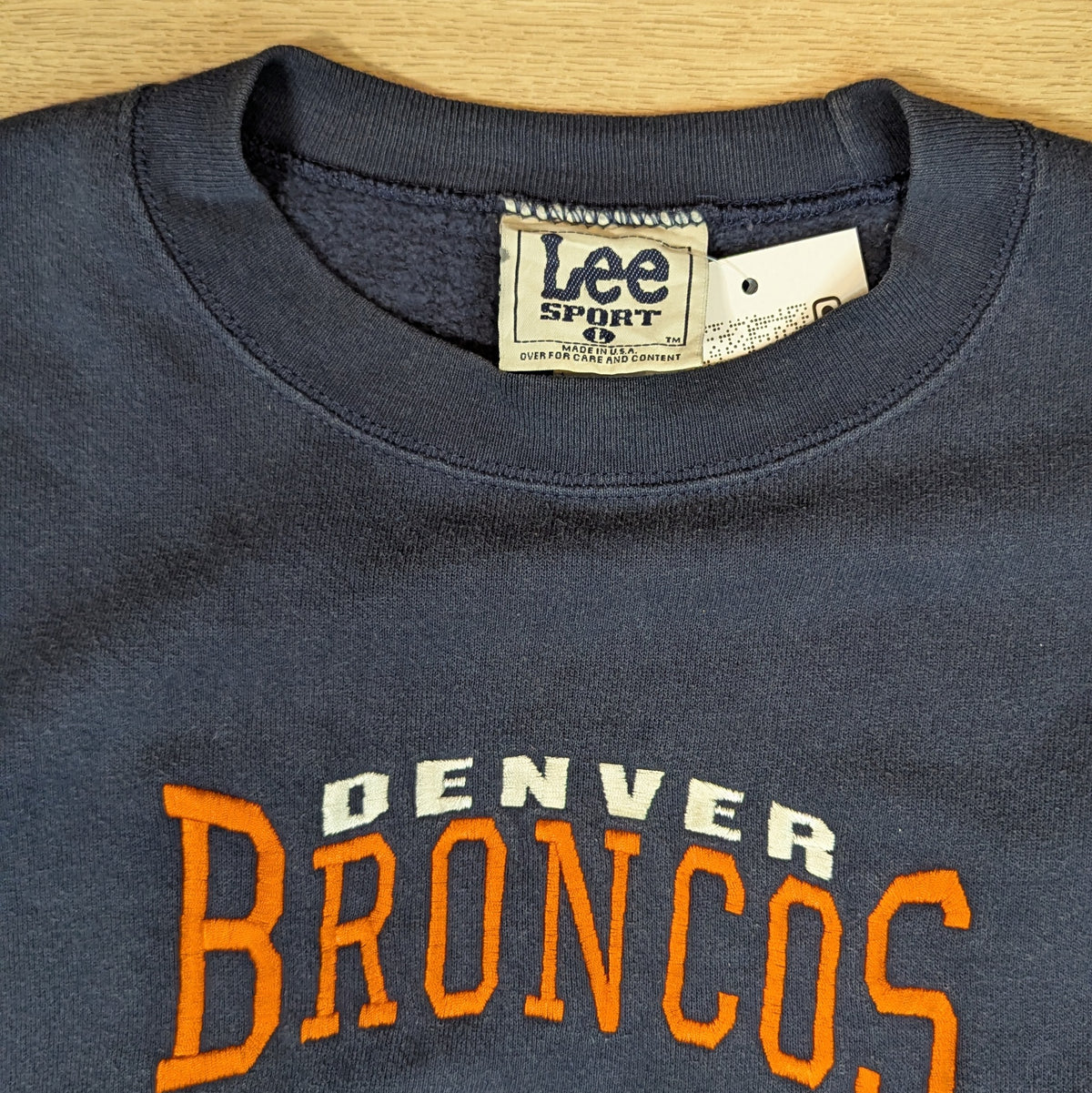 Vintage Lee Sport NFL Denver Broncos Crewneck Sweater