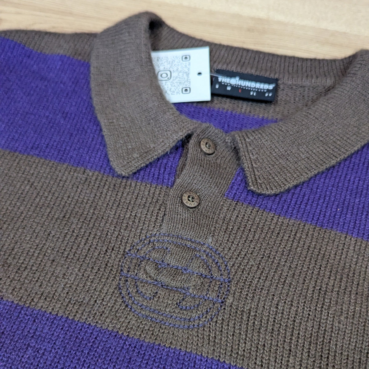 The Hundreds Gestreepte Knit Polo Trui