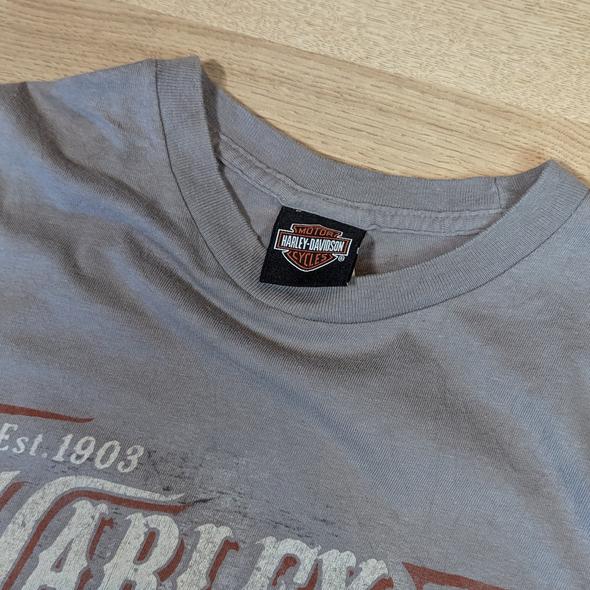 Vintage Harley-Davidson 'Ride To Live' Graphic T-Shirt